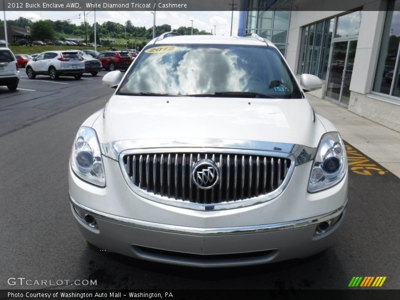 White Diamond Tricoat / Cashmere 2012 Buick Enclave AWD