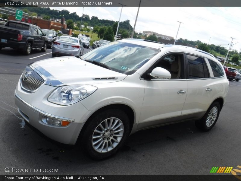 White Diamond Tricoat / Cashmere 2012 Buick Enclave AWD