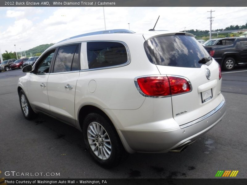 White Diamond Tricoat / Cashmere 2012 Buick Enclave AWD