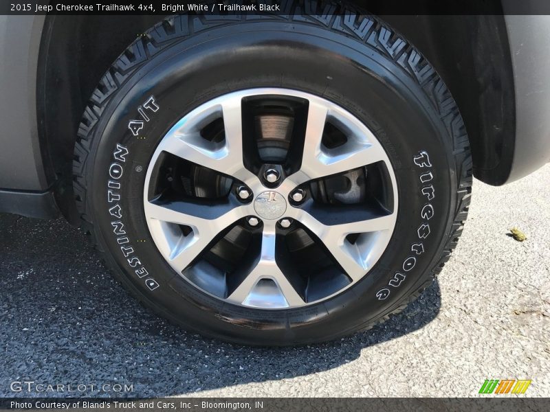 Bright White / Trailhawk Black 2015 Jeep Cherokee Trailhawk 4x4