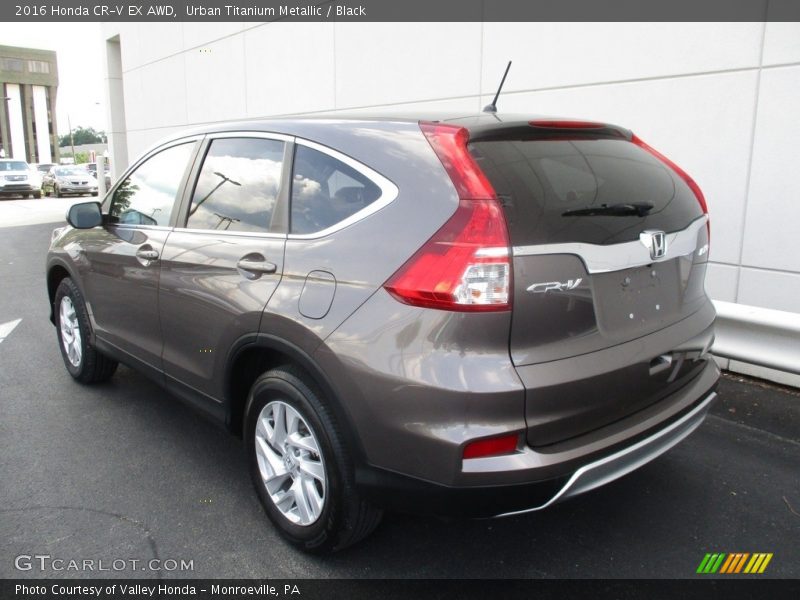 Urban Titanium Metallic / Black 2016 Honda CR-V EX AWD