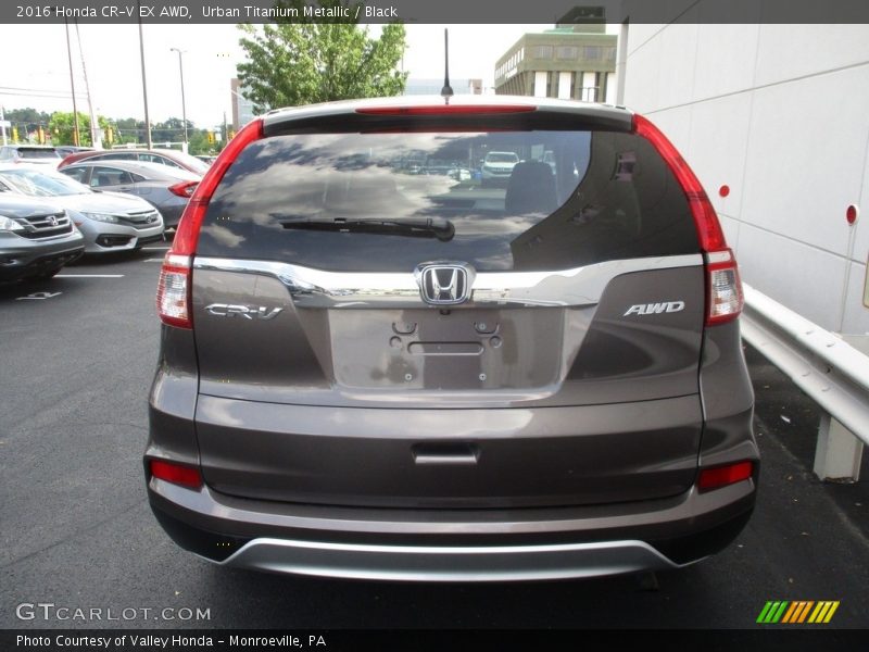 Urban Titanium Metallic / Black 2016 Honda CR-V EX AWD