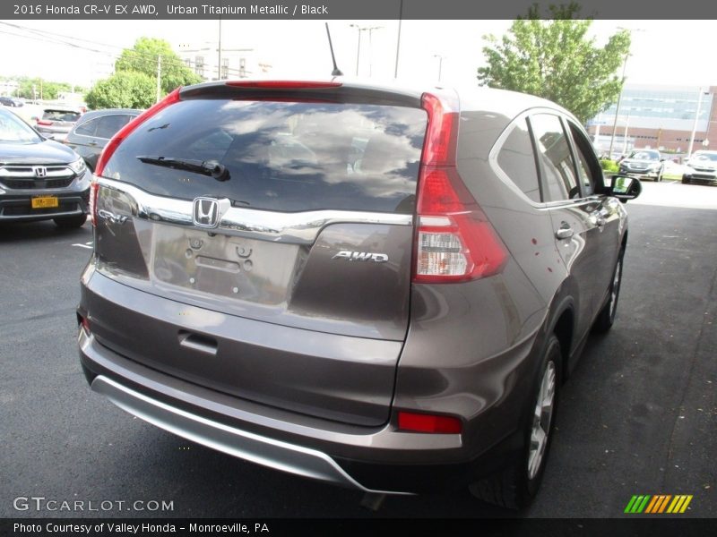 Urban Titanium Metallic / Black 2016 Honda CR-V EX AWD