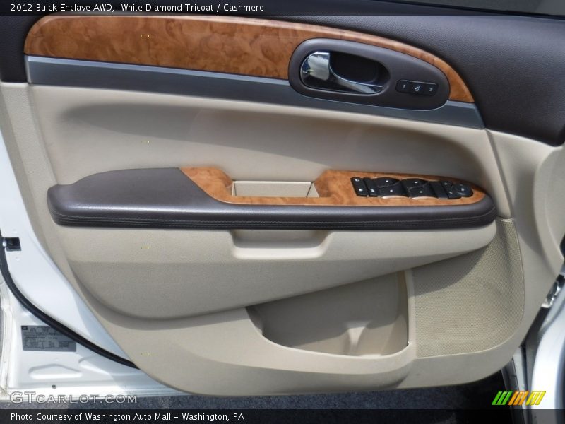 White Diamond Tricoat / Cashmere 2012 Buick Enclave AWD