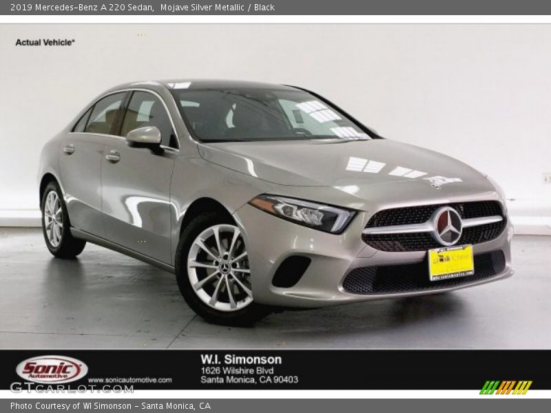 Mojave Silver Metallic / Black 2019 Mercedes-Benz A 220 Sedan