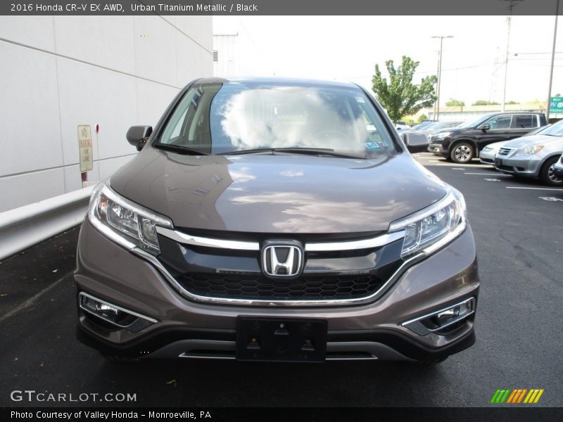 Urban Titanium Metallic / Black 2016 Honda CR-V EX AWD