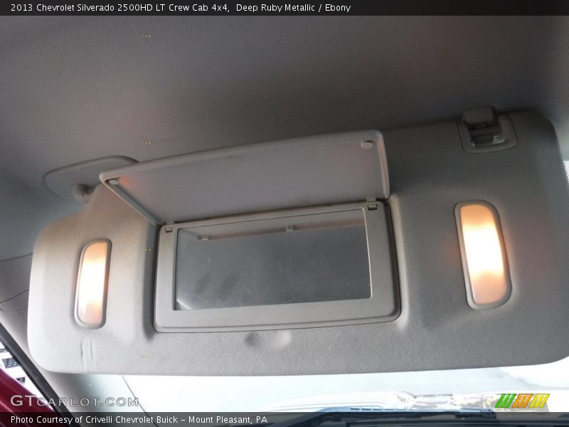 Deep Ruby Metallic / Ebony 2013 Chevrolet Silverado 2500HD LT Crew Cab 4x4