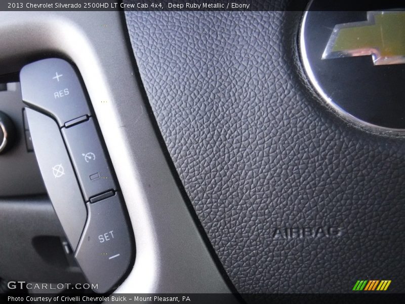 Deep Ruby Metallic / Ebony 2013 Chevrolet Silverado 2500HD LT Crew Cab 4x4