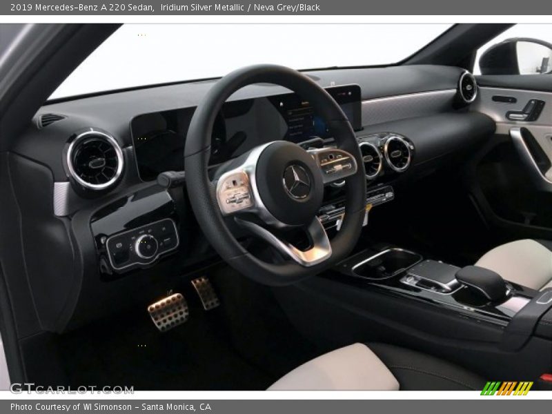 Iridium Silver Metallic / Neva Grey/Black 2019 Mercedes-Benz A 220 Sedan