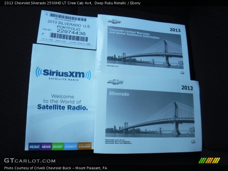 Deep Ruby Metallic / Ebony 2013 Chevrolet Silverado 2500HD LT Crew Cab 4x4