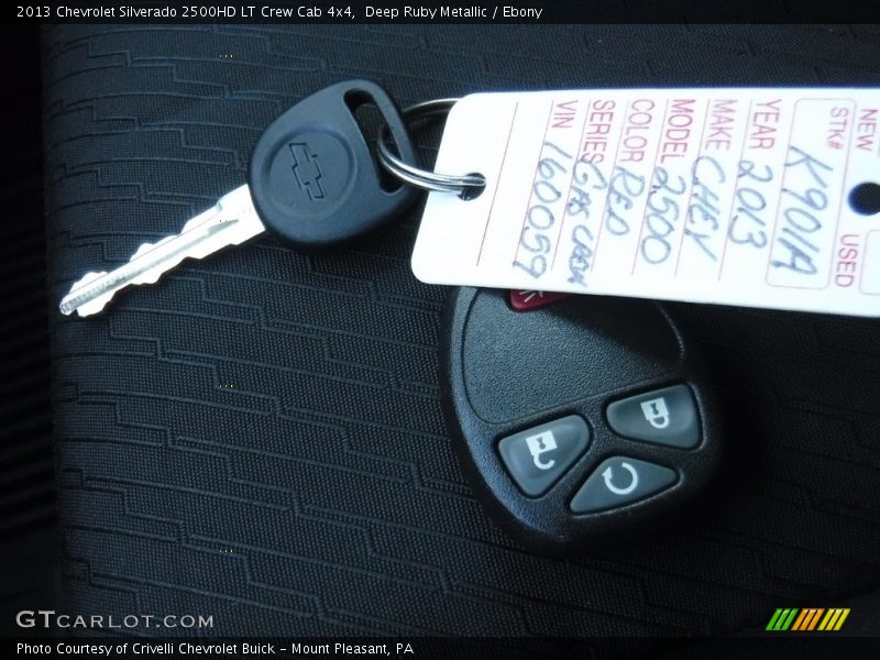 Deep Ruby Metallic / Ebony 2013 Chevrolet Silverado 2500HD LT Crew Cab 4x4