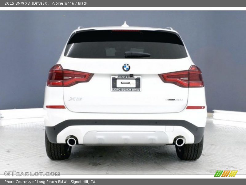 Alpine White / Black 2019 BMW X3 sDrive30i