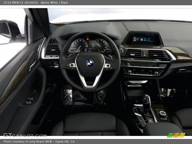 Alpine White / Black 2019 BMW X3 sDrive30i