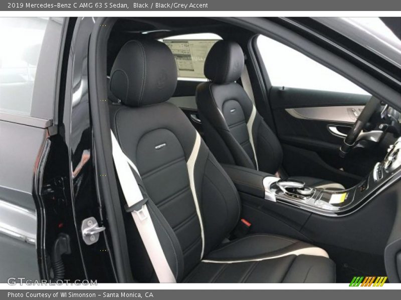  2019 C AMG 63 S Sedan Black/Grey Accent Interior