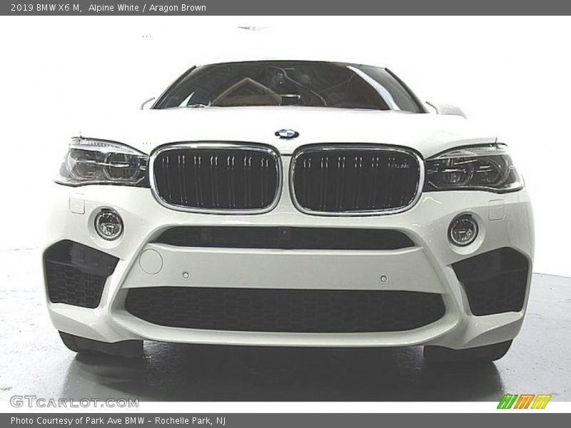 Alpine White / Aragon Brown 2019 BMW X6 M