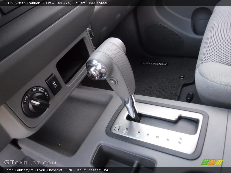  2019 Frontier SV Crew Cab 4x4 5 Speed Automatic Shifter