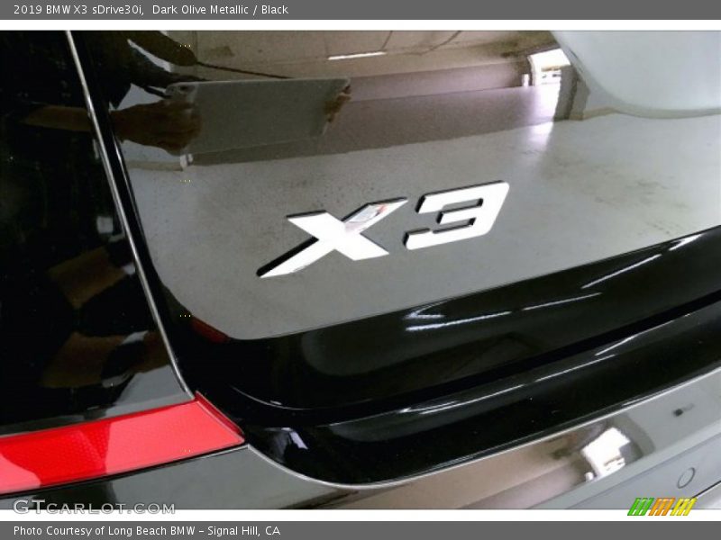 Dark Olive Metallic / Black 2019 BMW X3 sDrive30i