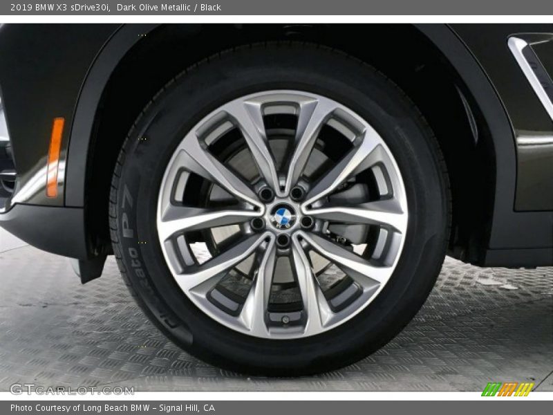 Dark Olive Metallic / Black 2019 BMW X3 sDrive30i