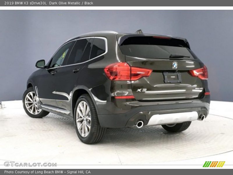 Dark Olive Metallic / Black 2019 BMW X3 sDrive30i