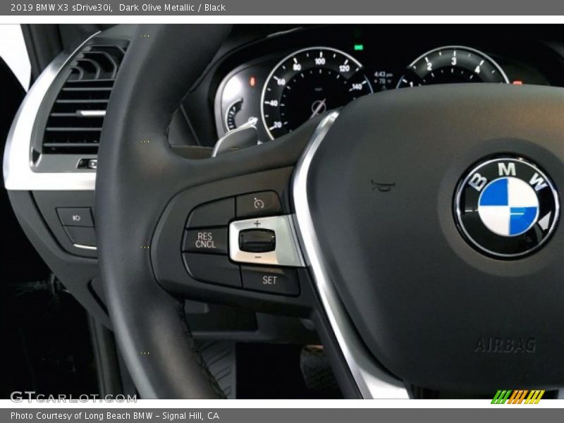 Dark Olive Metallic / Black 2019 BMW X3 sDrive30i