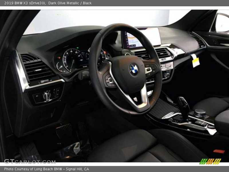 Dark Olive Metallic / Black 2019 BMW X3 sDrive30i