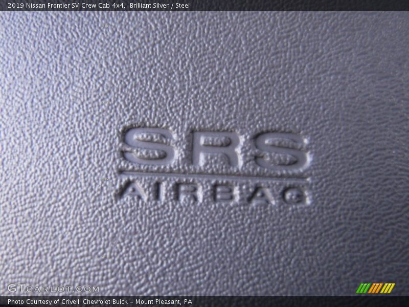 Brilliant Silver / Steel 2019 Nissan Frontier SV Crew Cab 4x4