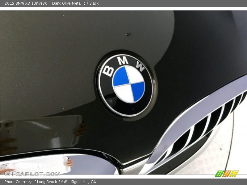 Dark Olive Metallic / Black 2019 BMW X3 sDrive30i