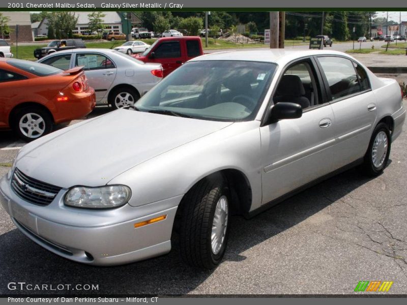 Galaxy Silver Metallic / Gray 2001 Chevrolet Malibu Sedan