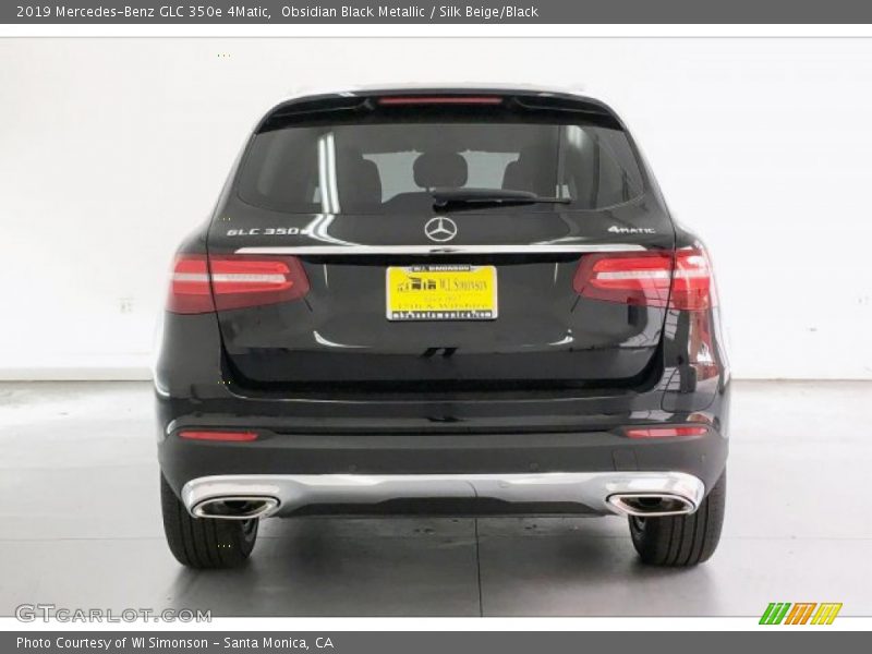 Obsidian Black Metallic / Silk Beige/Black 2019 Mercedes-Benz GLC 350e 4Matic