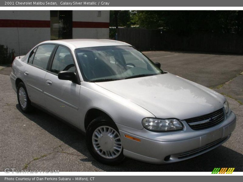 Galaxy Silver Metallic / Gray 2001 Chevrolet Malibu Sedan