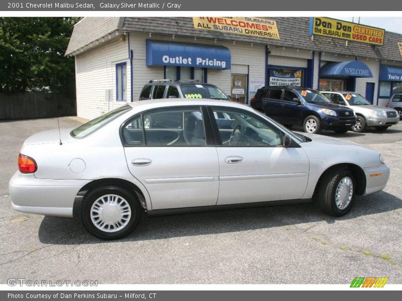 Galaxy Silver Metallic / Gray 2001 Chevrolet Malibu Sedan