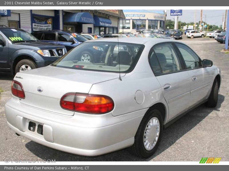 Galaxy Silver Metallic / Gray 2001 Chevrolet Malibu Sedan