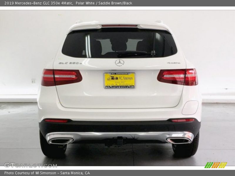 Polar White / Saddle Brown/Black 2019 Mercedes-Benz GLC 350e 4Matic