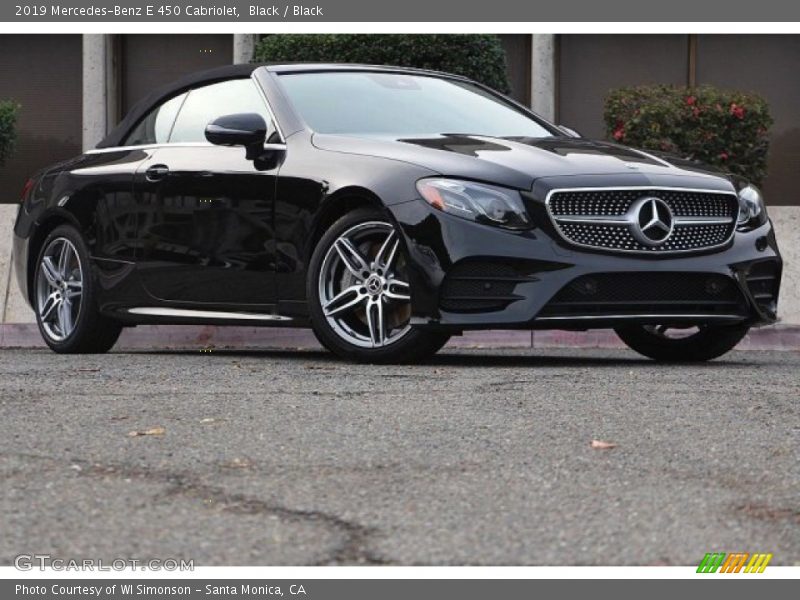 Black / Black 2019 Mercedes-Benz E 450 Cabriolet