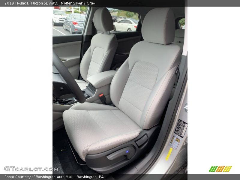 Molten Silver / Gray 2019 Hyundai Tucson SE AWD