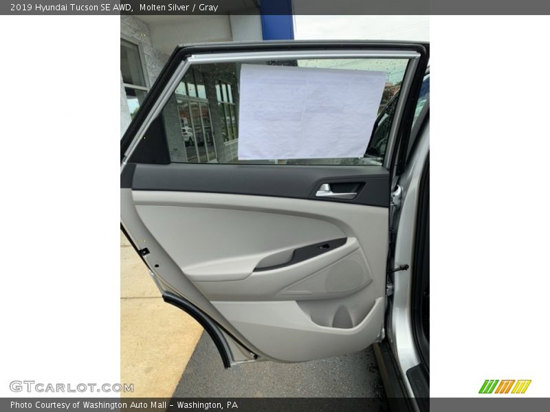 Molten Silver / Gray 2019 Hyundai Tucson SE AWD