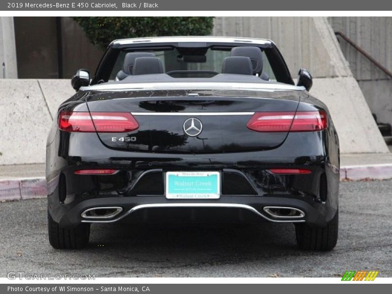 Black / Black 2019 Mercedes-Benz E 450 Cabriolet