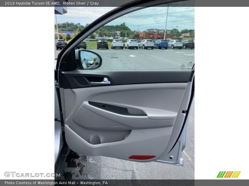 Molten Silver / Gray 2019 Hyundai Tucson SE AWD