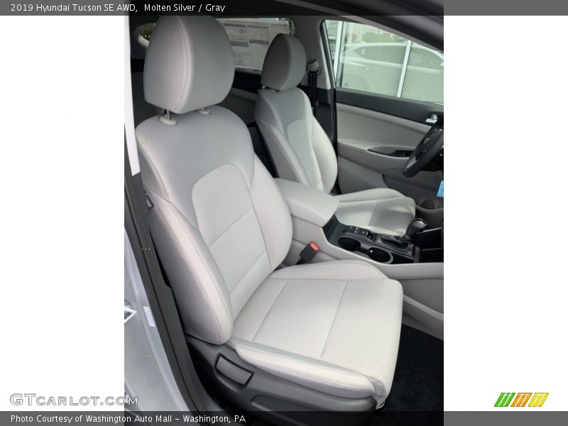Molten Silver / Gray 2019 Hyundai Tucson SE AWD