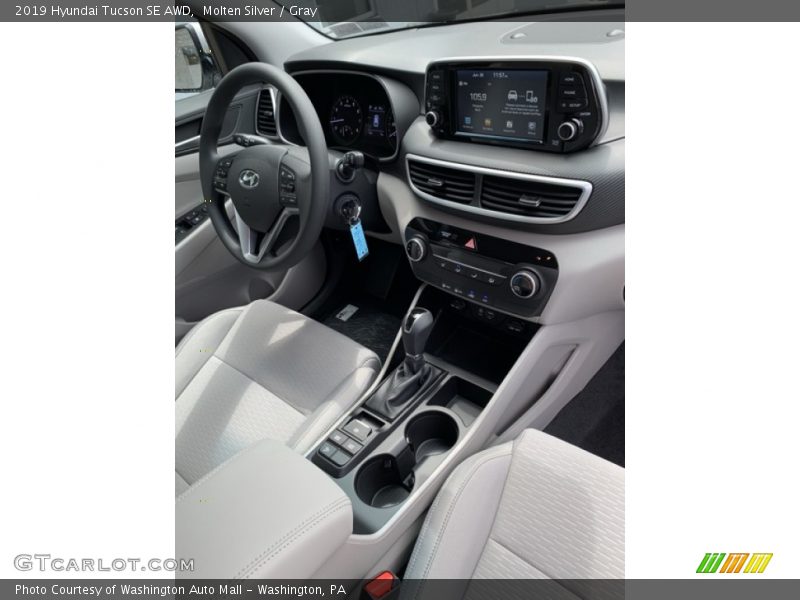 Molten Silver / Gray 2019 Hyundai Tucson SE AWD