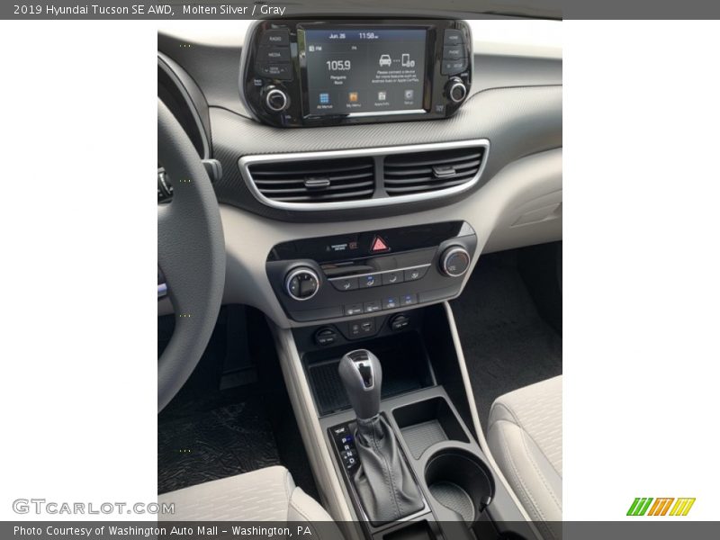 Molten Silver / Gray 2019 Hyundai Tucson SE AWD
