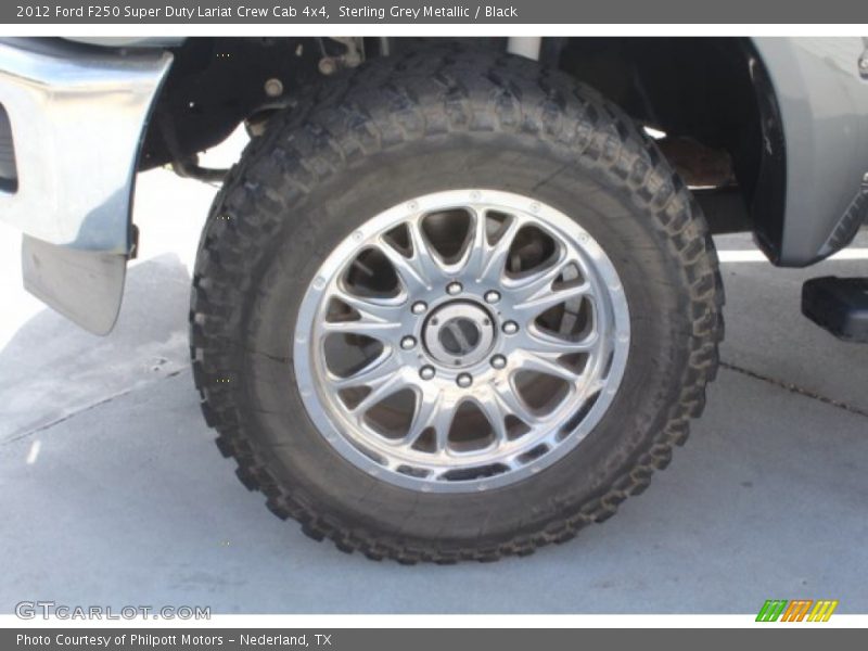 Sterling Grey Metallic / Black 2012 Ford F250 Super Duty Lariat Crew Cab 4x4