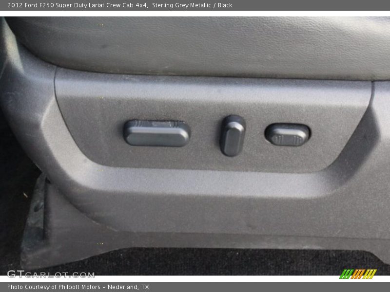 Sterling Grey Metallic / Black 2012 Ford F250 Super Duty Lariat Crew Cab 4x4