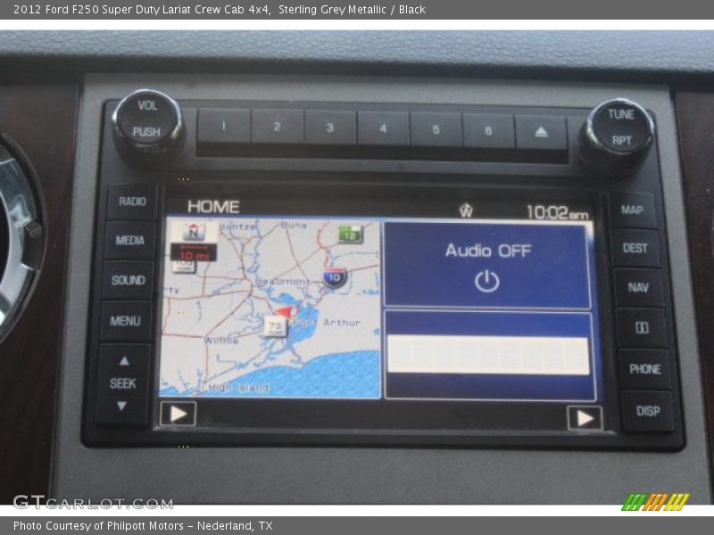 Sterling Grey Metallic / Black 2012 Ford F250 Super Duty Lariat Crew Cab 4x4