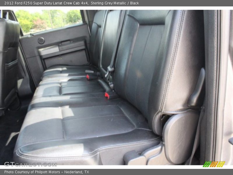 Sterling Grey Metallic / Black 2012 Ford F250 Super Duty Lariat Crew Cab 4x4