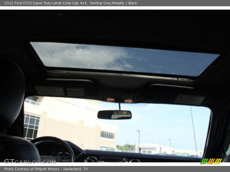 Sterling Grey Metallic / Black 2012 Ford F250 Super Duty Lariat Crew Cab 4x4