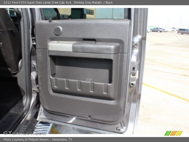 Sterling Grey Metallic / Black 2012 Ford F250 Super Duty Lariat Crew Cab 4x4