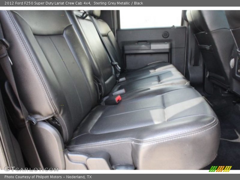 Sterling Grey Metallic / Black 2012 Ford F250 Super Duty Lariat Crew Cab 4x4