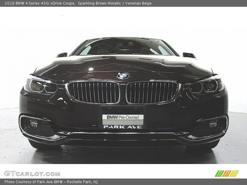 Sparkling Brown Metallic / Venetian Beige 2019 BMW 4 Series 430i xDrive Coupe