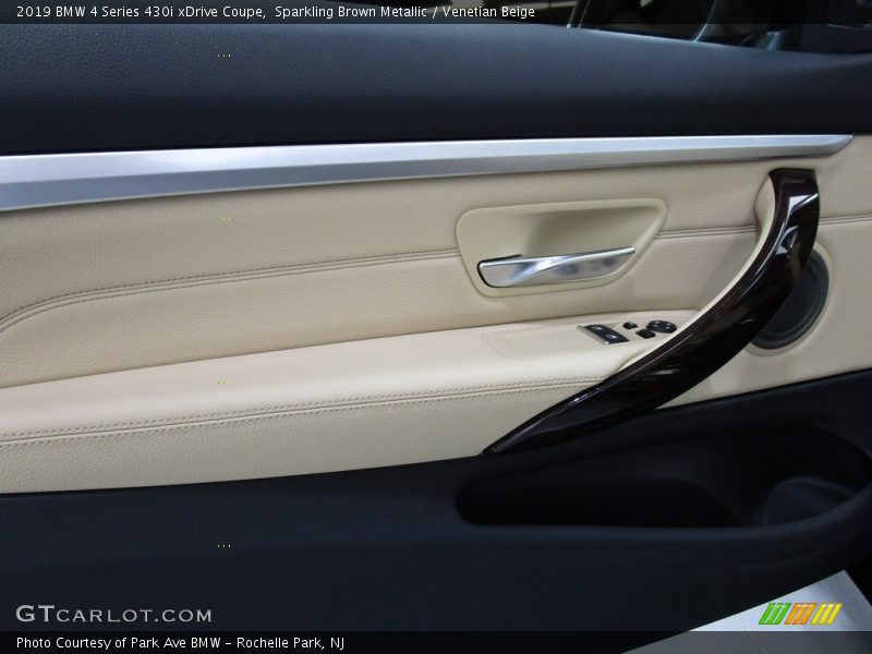 Sparkling Brown Metallic / Venetian Beige 2019 BMW 4 Series 430i xDrive Coupe